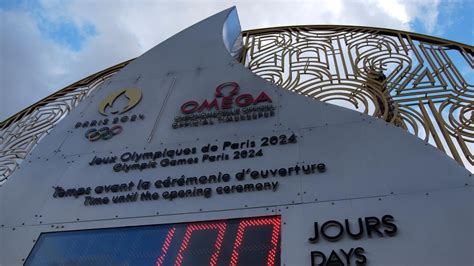 Countdown Clock For Paris Olympics Hits 100 Day Mark On Same Day