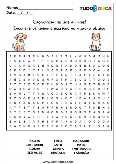Atividade De Caça Palavra - 7 Atividades Educativas de Caça-palavras para as Férias