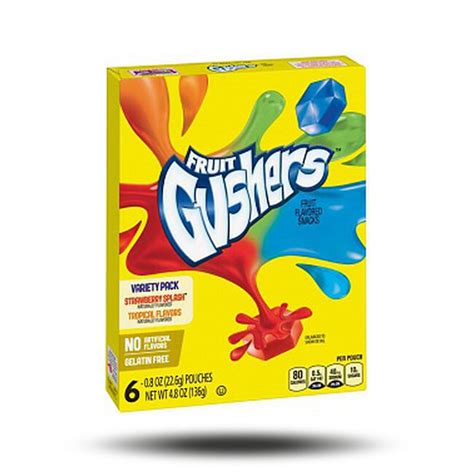 Fruit Gushers Strawberry And Tropical Variety Pack 136g Candyland24