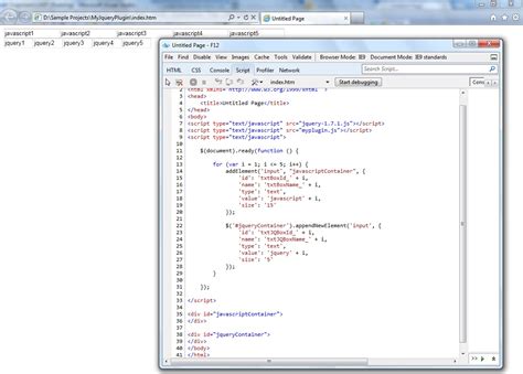 Scribbling On Work Dynamically Adding New Html Elements Using Jquery