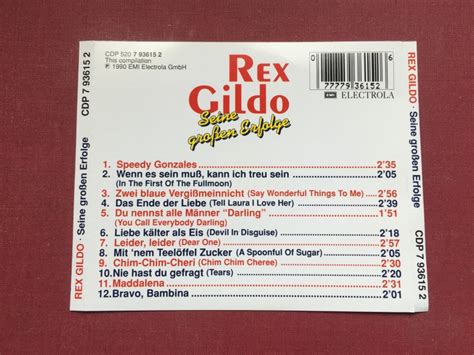 Rex Gildo SEiNE GROSEN ERFOLGE Compilation 1990 Kupindo 61313033