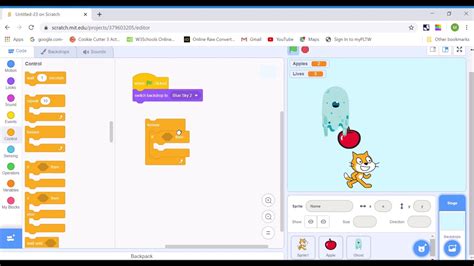 Scratch Programming Making A Game Over Screen YouTube