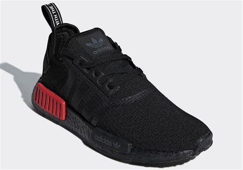 Adidas Nmd R1 Black Red B37618 Release Info