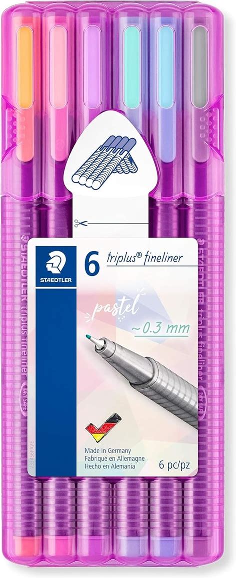 Caneta Triplus Fineliner Cores Staedtler Zabereta Papelaria