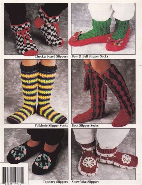 Simple Slippers Annie S Attic Crochet Pattern Booklet Etsy Crochet