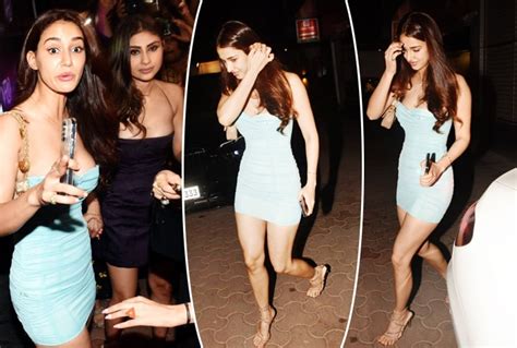 Disha Patani Rocks Sexiest Blue Dress Ever At Mouni Roy S Party