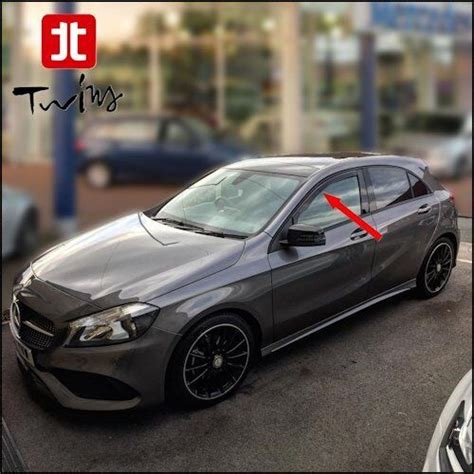 D Flecteurs De Vent Pluie Air Teint Es Pour Mercedes Classe A W