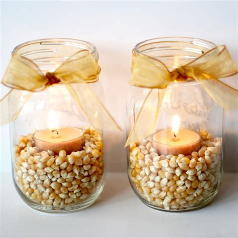 Fall Mason Jar Candles! {Quick and Easy to Make} - The Frugal Girls