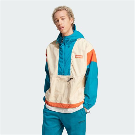 Clothing Adidas Adventure Premium Windbreaker Beige Adidas Israel