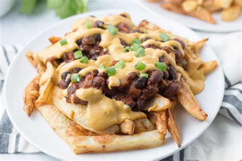 Vegan Chili Cheese Fries Without Oil A Plantiful Path