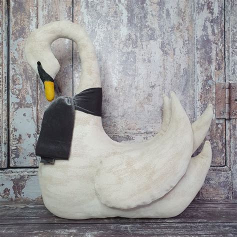 Large Swan Decoration - Folksy