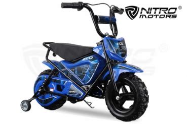 Mini Motocicleta Electrica Cu Roti Ajutatore Nitro Eco Flee W V