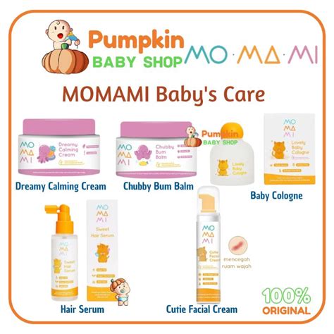 Jual MOMAMI Calming Rub Cutie Facial Cream Chubby Bum Balm Hair