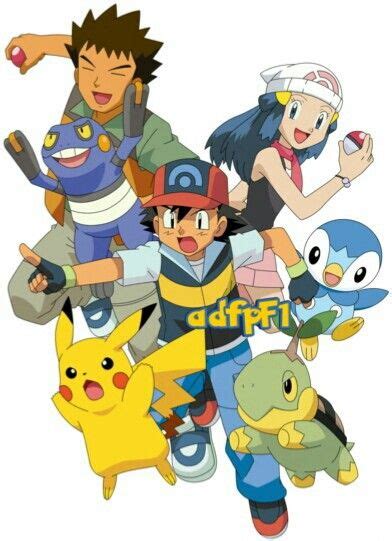 Original Pokemon Characters Ash Brock