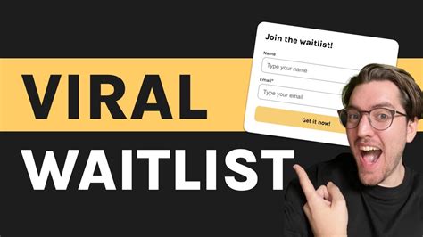 How To Create A Viral Waitlist Pre Launch Waitlist Tutorial