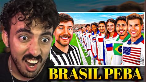 Brasil Vs Todos Os Pa Ses Do Mundo Valendo Leozin React