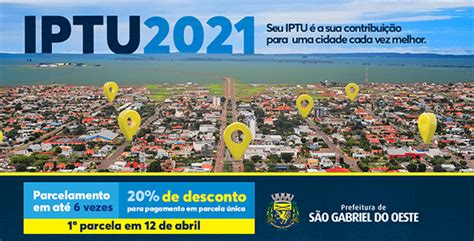 Prefeitura prorroga data do vencimento da cota única e parcelas do IPTU