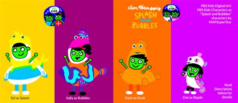 PBS Kids Digital Art: Splash and Bubbles by MAPSuperStar on DeviantArt