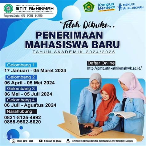 Waw Hanya Dengan Uang Rp150 Ribu Sudah Bisa Kuliah Di STIT Al Hikmah