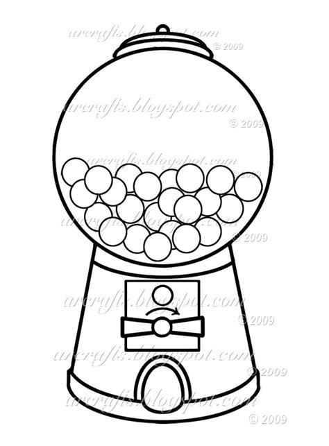 Fun And Easy Gumball Machine Coloring Ideas