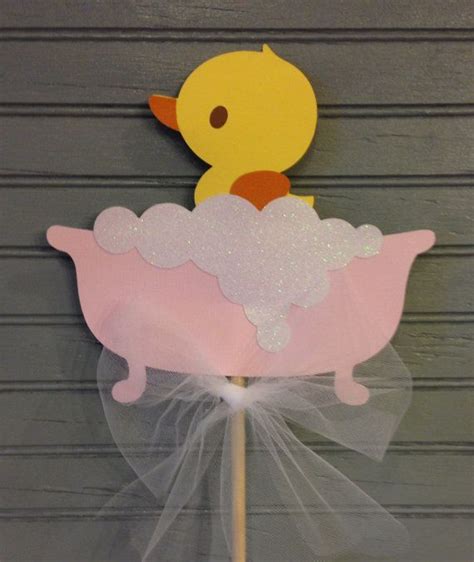 Centros De Mesa Ducky De Goma Juego De Etsy M Xico Baby Shower