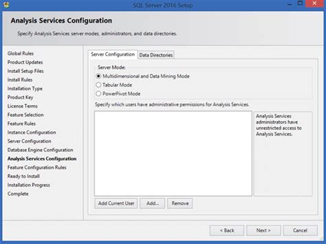 SQL Server Analysis Services Installation MSSQLTips