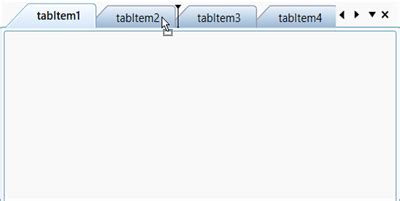 Arrange Tabs In WPF TabControl Control Syncfusion