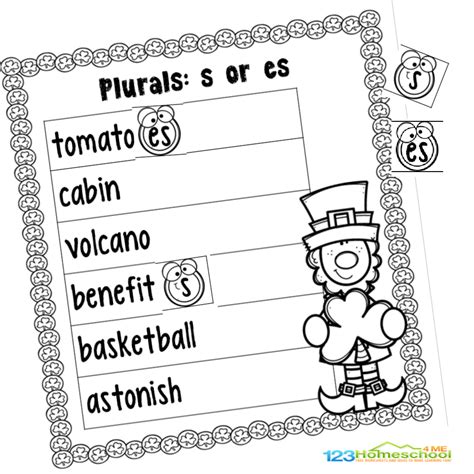 Free Plural Es Worksheet First Grade Download Free Plural Es Worksheet First Grade Png Images