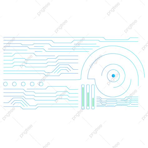 Gambar Teknologi Masa Depan Biru Merasakan Sirkuit Gradien Biru Masa Depan Teknologi Png Dan