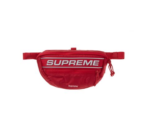 Supreme Logo Waist Bag Red Fw Waistbagred The Last Step