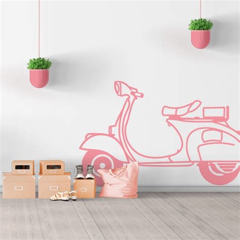 🥇 Vinilos Decorativos Y Pegatinas Moto Vespa 🥇