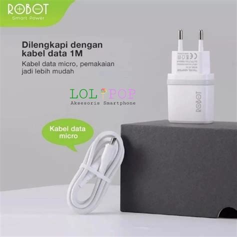 Jual Robot Rt K Charger A Micro Usb Original Shopee Indonesia