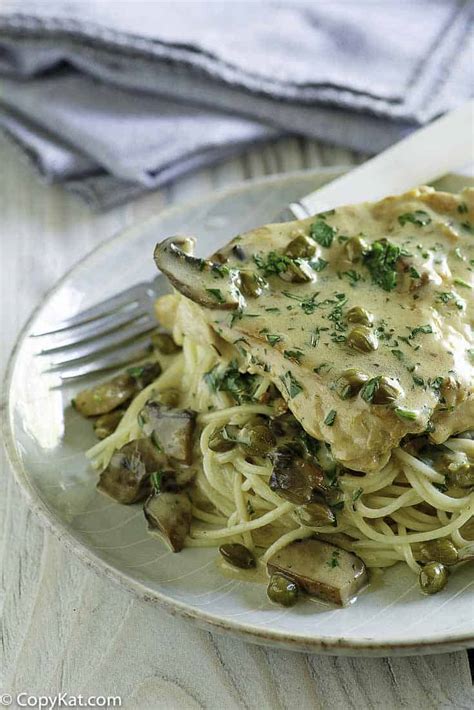 Cheesecake Factory Chicken Piccata Copykat Recipe