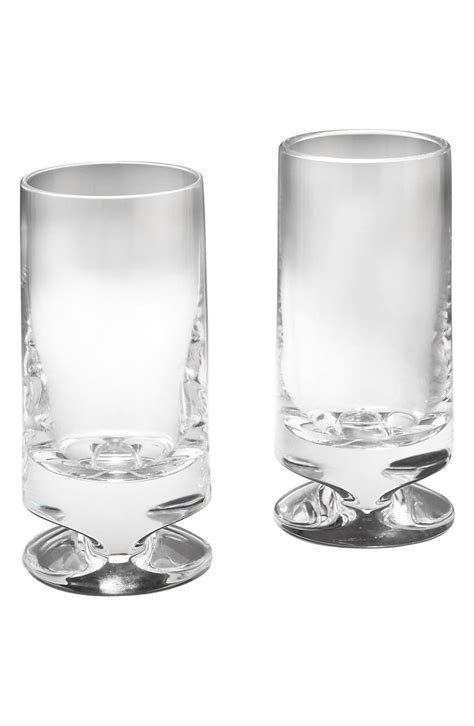 Nambé Groove Full Lead Crystal Highball Glasses Set Of 2 Nordstrom