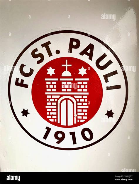 Logo Of The Football Club FC St Pauli Hamburg Germany Stock Photo