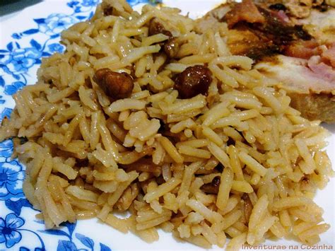 Inventuras Na Cozinha Arroz Basmati Nozes E Passas