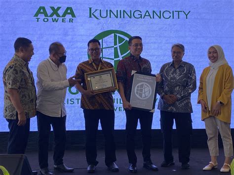 Sah Axa Tower Raih Sertifikat Green Building Level Silver