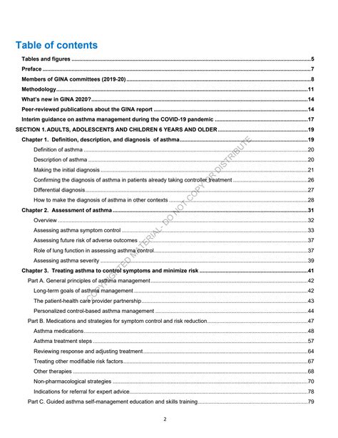 Solution Global Strategy For Asthma Management And Prevention