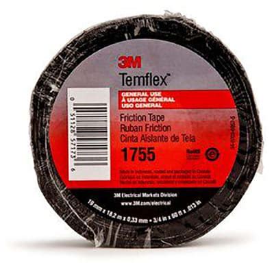 3M 1755 3 4X82 5FT Temflex Cotton Friction Tape 1755 3 4 In X 82 1