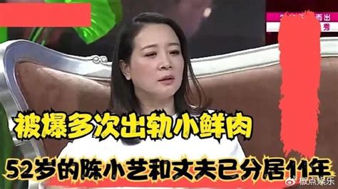 结婚24年分居12年，多次出轨的陈小艺，丈夫却不离婚令人费解