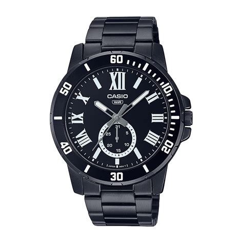 Casio Enticer Men Analog Black Dial Watch MTP VD200B 1BUDF Amazon In