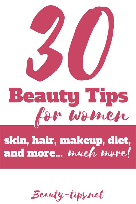 30 Must-Know Beauty Tips for Women