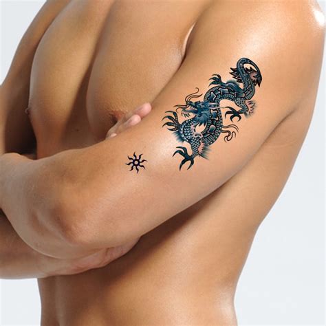 Dragon Tattoo Sticker Waterproof Temporary Tattoo HM063 HM063 0 99