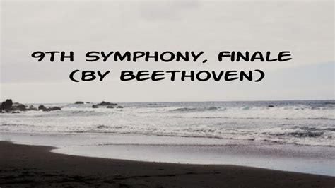 Th Symphony Finale By Beethoven Youtube