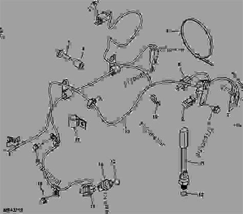 Wiring Harness Rear Half Tractor Compact Utility John Deere 1023e Tractor Compact