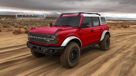 The 2021 Ford Bronco With Sasquatch Pack Gets Rendered In Several