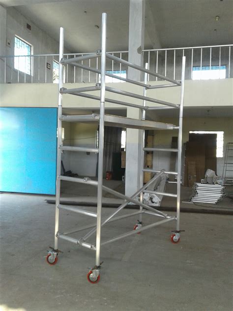 Single Width Aluminium Scaffolding Aluminium Scaffold Towers