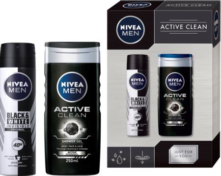 Nivea Men Active Clean Geschenkset X für Herren