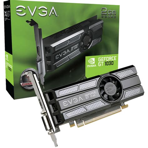 EVGA GeForce GT 1030 SC Low Profile Graphics Card 02G P4 6333 KR