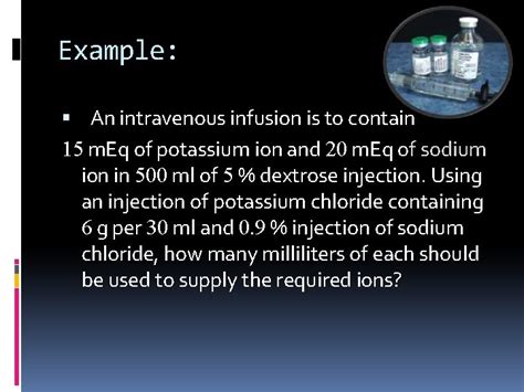 Iv Admixture Introduction The Preparation Of Parenteral Admixture